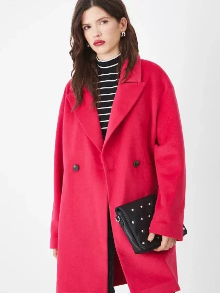 Kaput Medicine za žene za prijelazno razdoblje oversize crvena