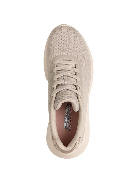 Buty sportowe Skechers Bobs Squad Waves current Look beżowe
