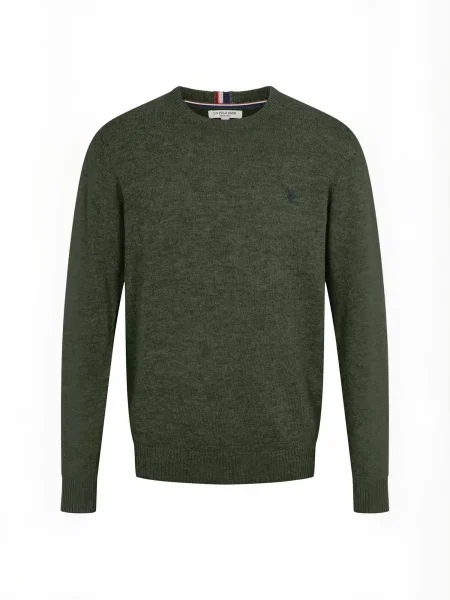 U.S. POLO ASSN. Pulover UMKetil închis verde
