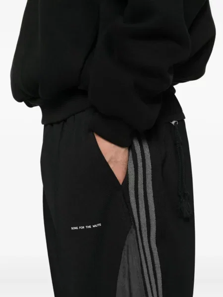 Sneakerși Adidas Gazelle din piele cu dungi negru