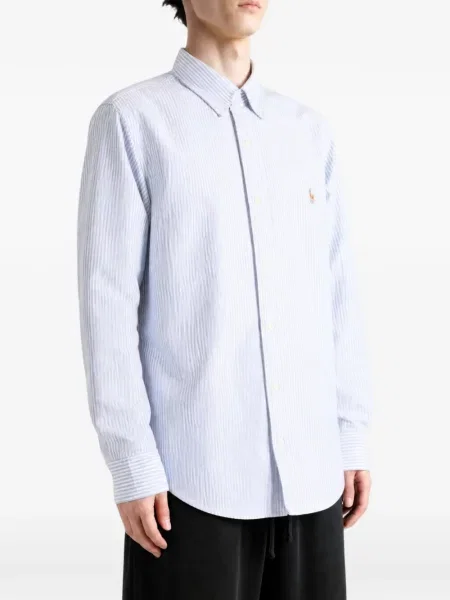 Matlasat palton Polo Ralph Lauren cu broderie alb