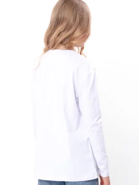 Дитячий Лонгслів Носи своє білий