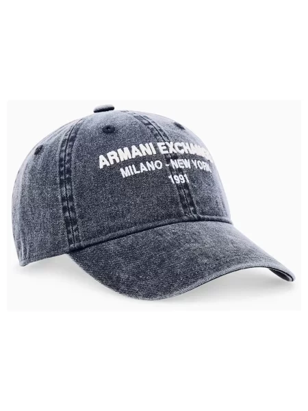 Čiapka Armani Exchange modrá