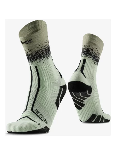 Skarpety X-Bionic TrailRun Terraskin Perform Crew zielone blade czarne