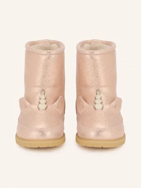 Donsje Botki Xelly rosegold różowe