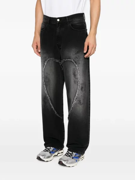 Blugi cu picior larg Carne Bollente negru