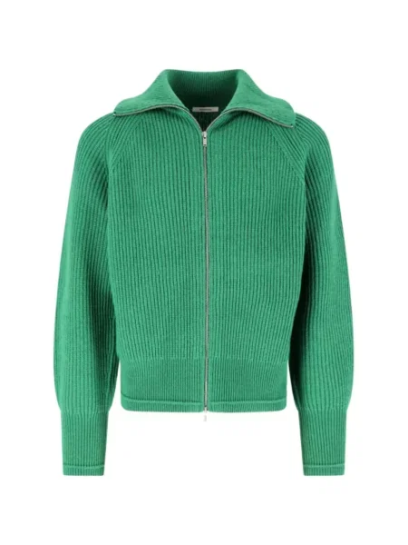 Cardigan Enterprise Japan tricotate verde