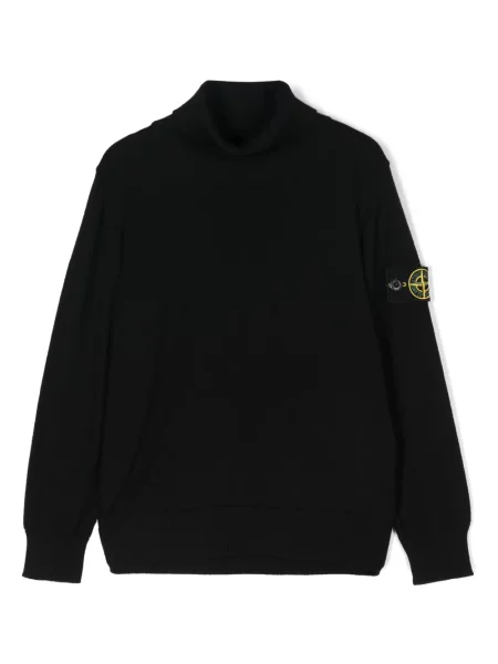 Sweter dziecięcy Stone Island czarny