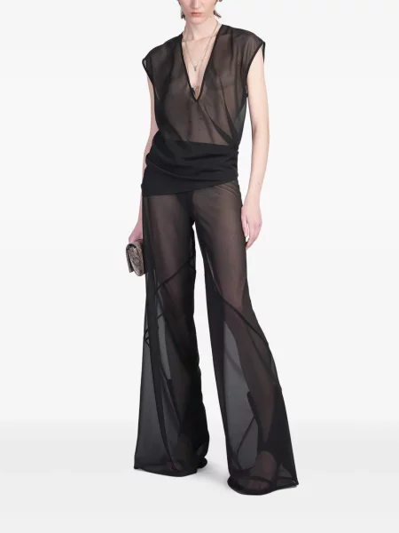 Pantaloni Rick Owens Lilies negru
