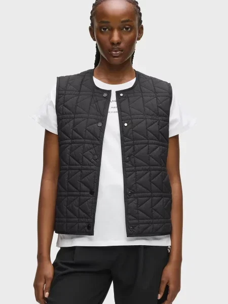 Стьобаний жилет Karl Lagerfeld чорний