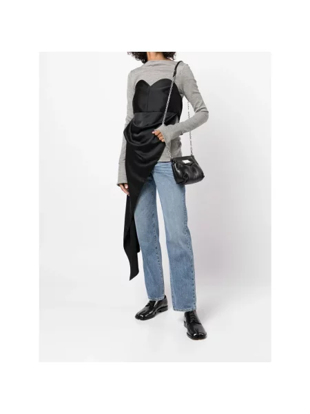 Torebka Maison Margiela skórzana czarna