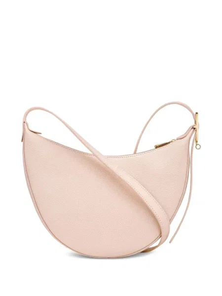 Geanta de piele Longchamp din piele roz