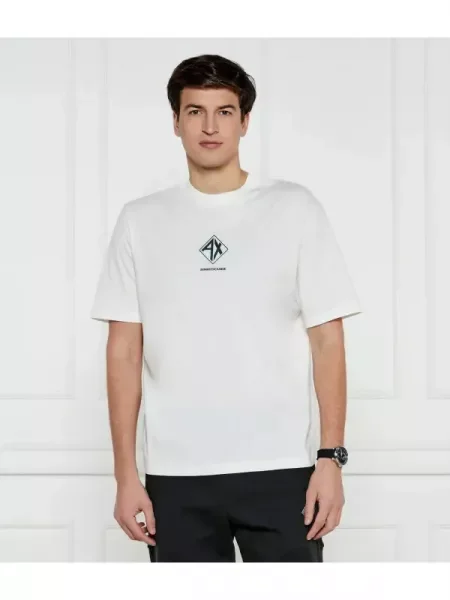 Armani Exchange Tricou alb