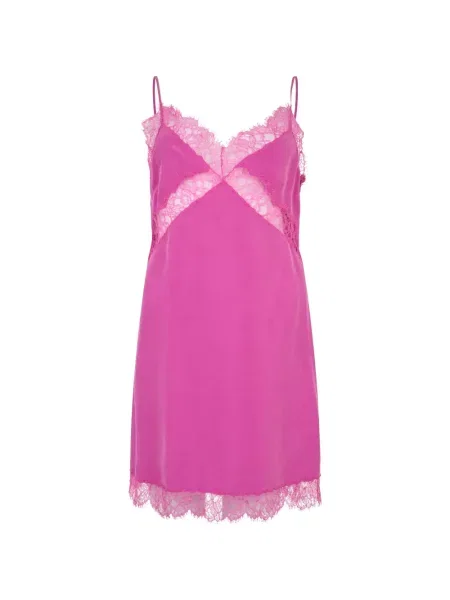 Rochie mini Alberta Ferretti de mătase roz