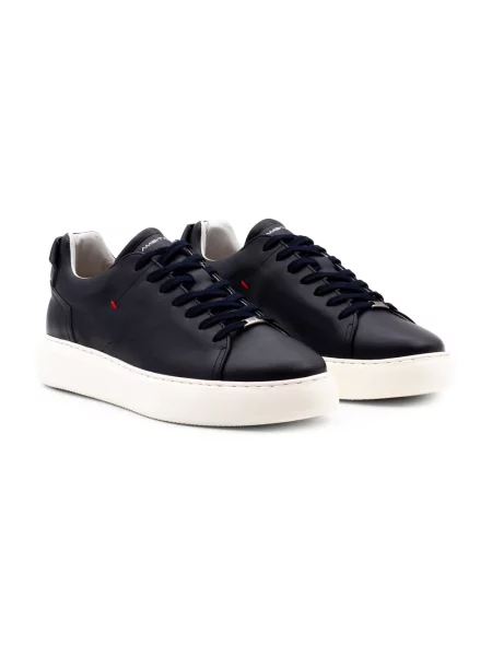 Sneakersy Ambitious sznurowane niebieskie