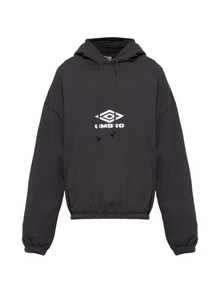 Hanorac cu glugă Umbro cu broderie negru