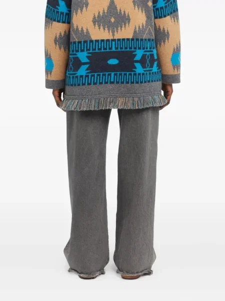 Cardigan Alanui cu franjuri din jacard