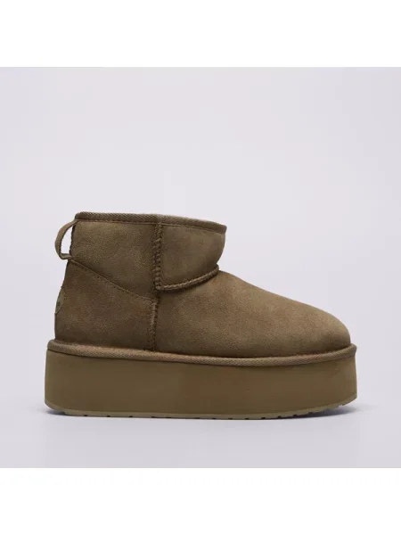 Велурени апрески Emu Australia Stinger Micro Flatform кафяво
