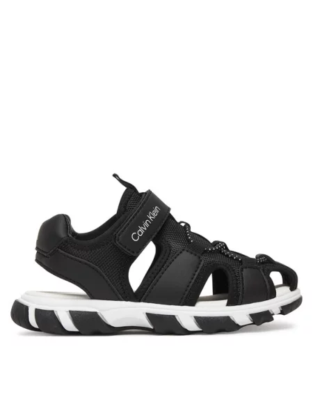Sandali Calvin Klein Velcro Sandal črna