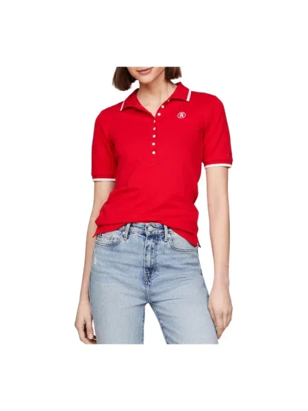 Tricou Tommy Hilfiger roșu