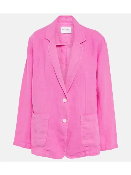 Sacou Velvet de in roz