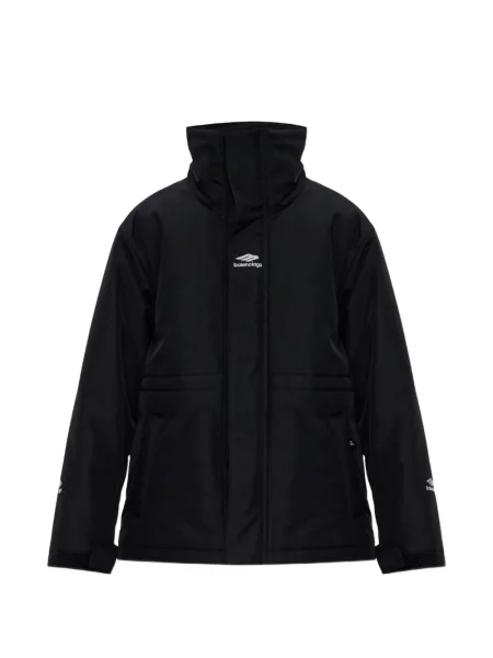 Geacă Balenciaga cu autograf negru