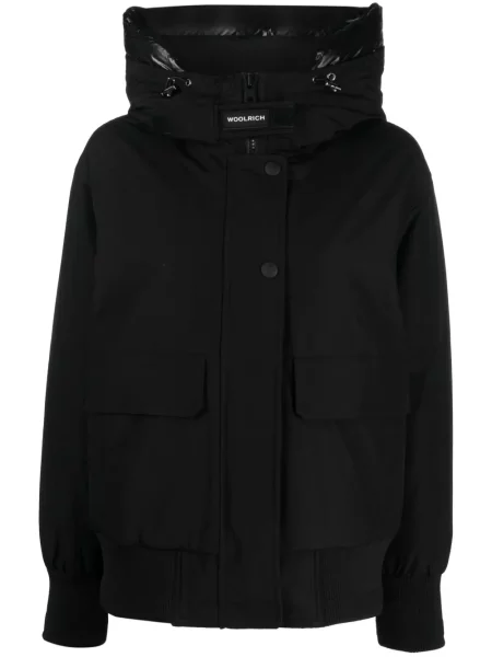Geacă cu puf Woolrich cu cordon negru