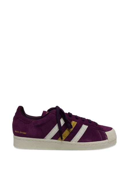 Fotbal sneakerși Adidas cu autograf alb