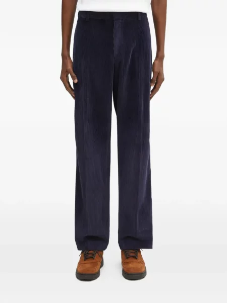 Pantaloni Paul Smith de catifea cord albastru