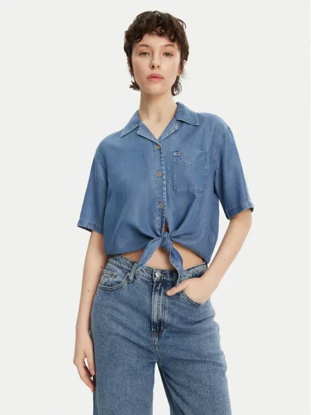 Tommy Jeans Koszula niebieski