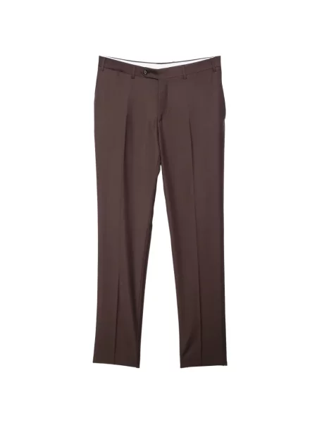 Cu centură pantaloni Canali maro