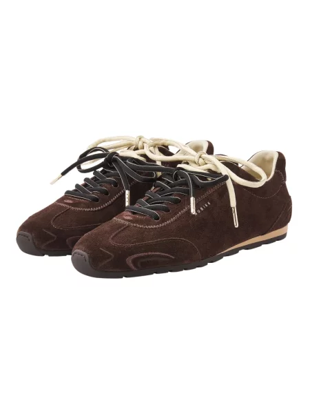 Sneakersy Nubikk zamszowe brązowe
