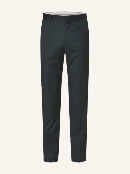 Boss Spodnie Garniturowe Genius Slim Fit gruen zielone