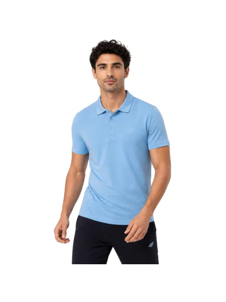 Koszulka 4F T-shirt regular fit. niebieska