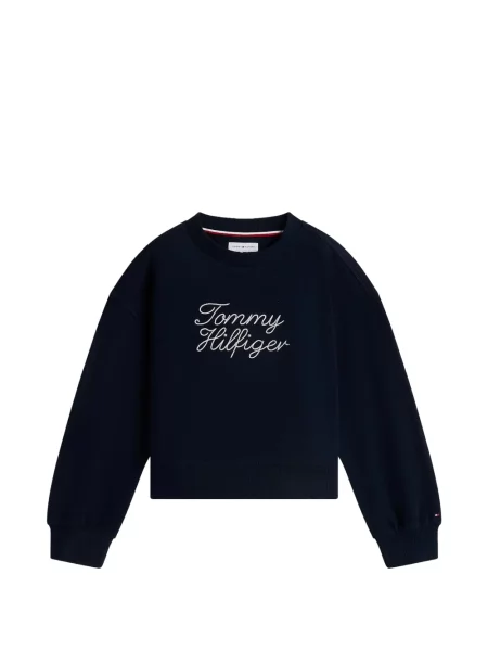 Gyerek melegítő felső Tommy Hilfiger kék