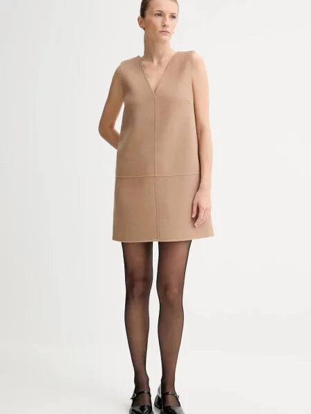 Calvin Klein Obleka z dodatkom volne bež