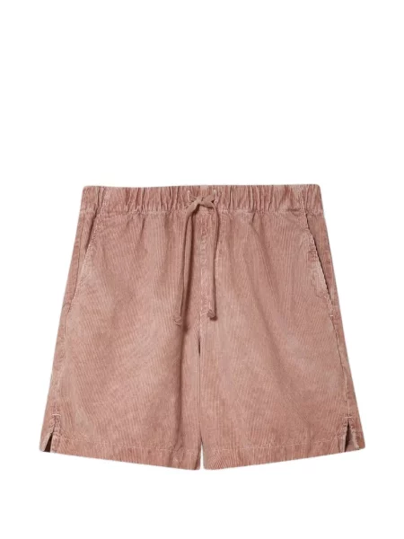 Pantaloni scurți Save Khaki United de catifea cord cu cordon roz