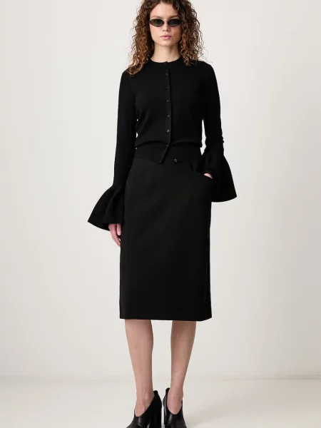Vetements φούστα σε γραμμή Α με μαύρο