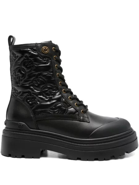 Боти Pinko с връзки с дантела черно