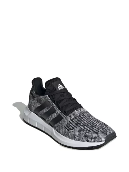 Prugaste trčanje tenisice Adidas Cloudfoam s kristalima crvena