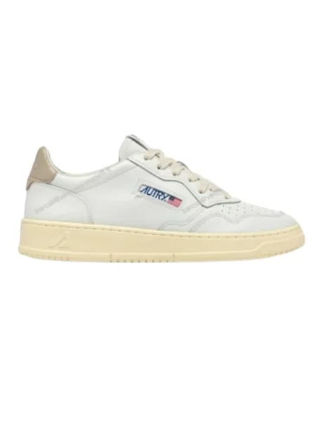 Sneakersy Autry skórzane białe