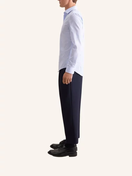 Seidensticker Koszula Biznesowa Slim Fit blau