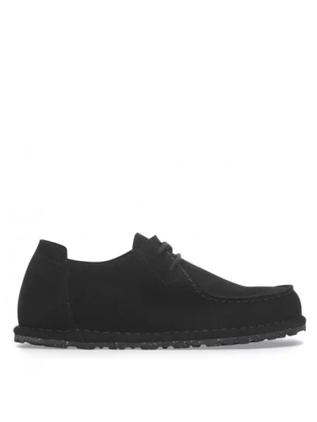 Półbuty Birkenstock zamszowe czarne