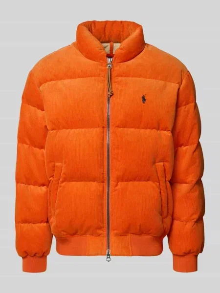 Bomberka o kroju regular fit z czystej bawełny Polo Ralph Lauren pomarańczowa
