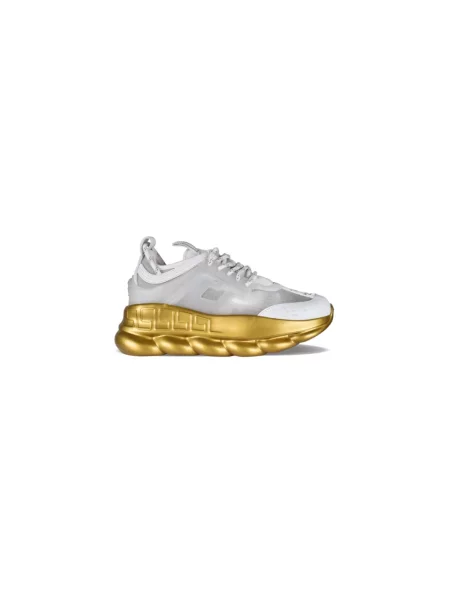 Sneakersy Versace skórzane białe