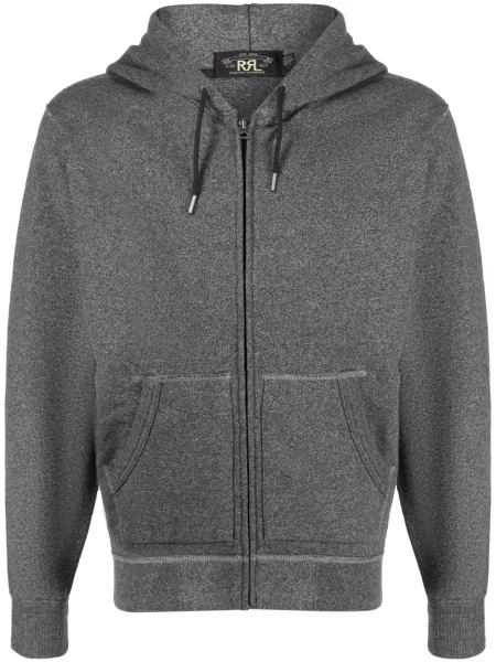 Hanorac cu glugă Ralph Lauren Rrl gri