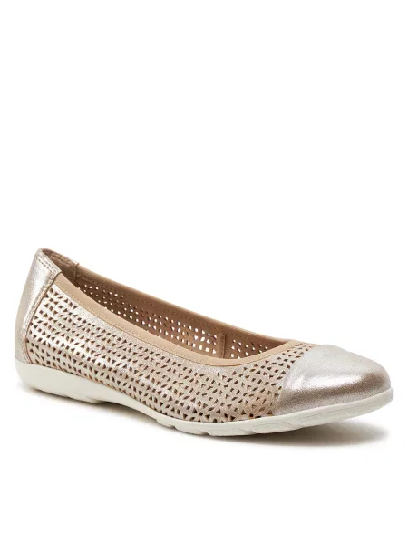 Balerinke Caprice Taupe Metallic rjava