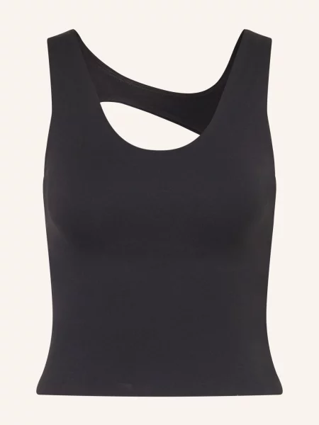 Krótki top Nike czarny