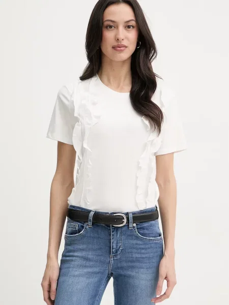 Morgan osnovna kratka majica bež