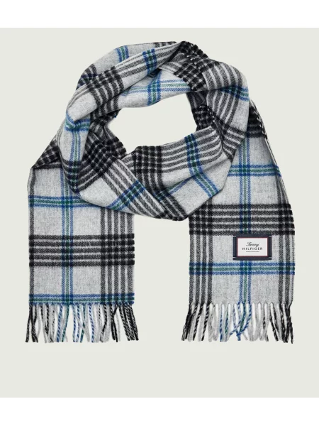 Tommy Hilfiger De lână șal gri